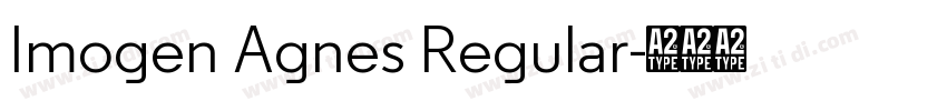 Imogen Agnes Regular字体转换